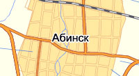 Карта Абинска