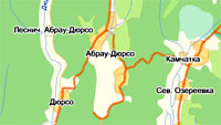 Карта Абрау-Дюрсо