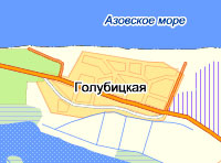 Карта Голубицкой