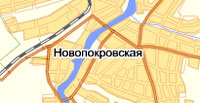 Карта Новопокровского района