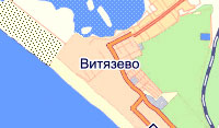 Карта Витязево