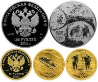 Новые Олимпийские монеты банка России